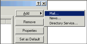 Add Mail In Outlook Express