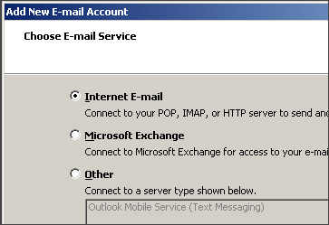 Choose Email Service
