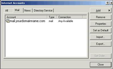 Internet Accounts