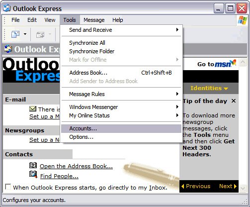 how to set up outlook for gmail address